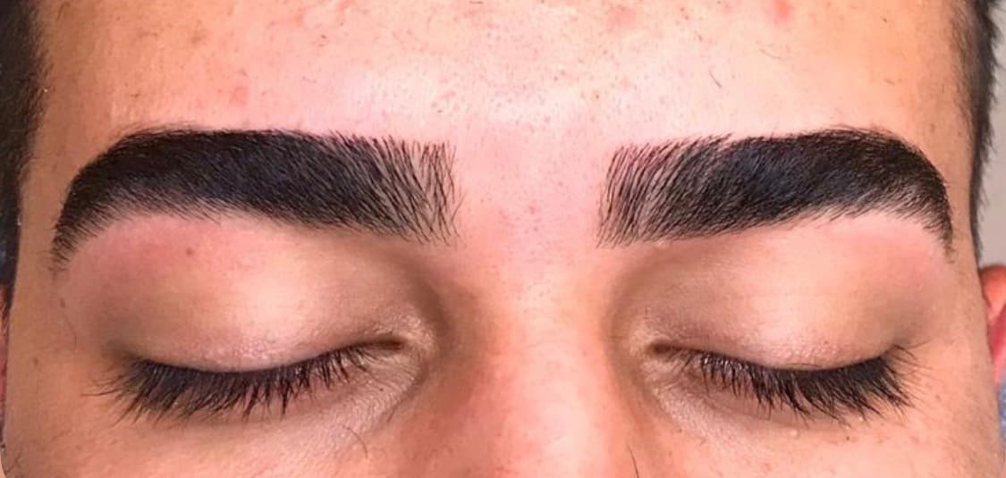 Eyebrow Cleaning